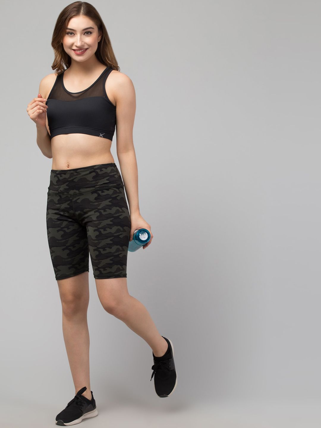 Quilver Active Wear Printed Shorts For Women's & Girls