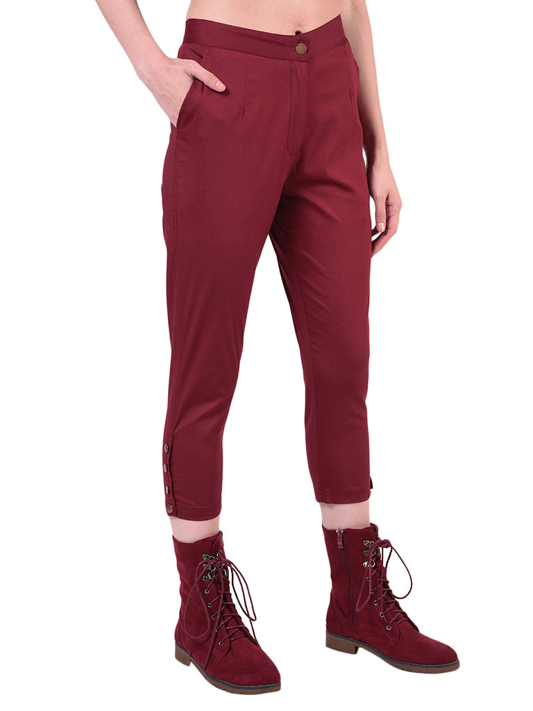 Quilver Blossom Crop Pant