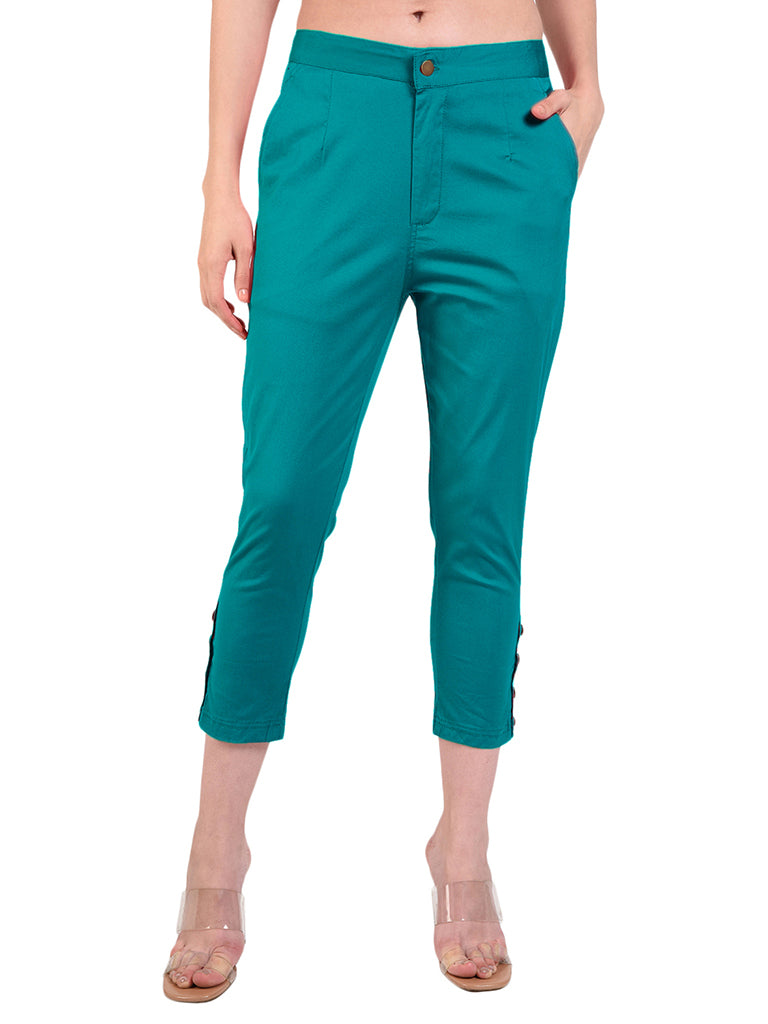 Quilver Blossom Crop Pant