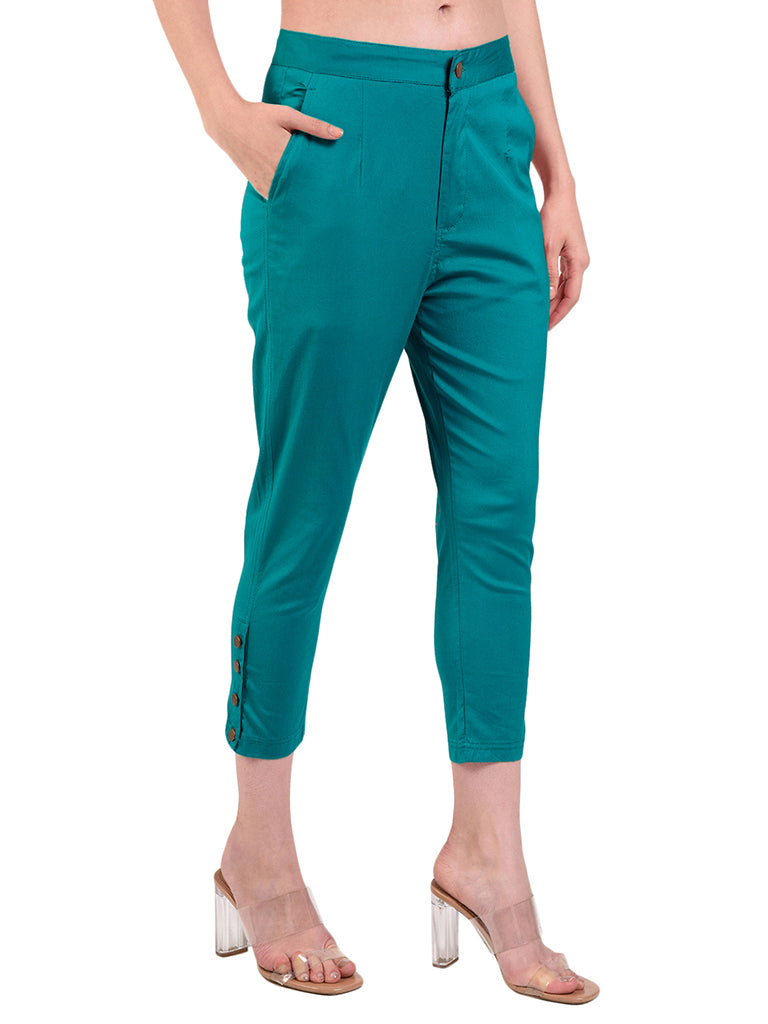 Quilver Blossom Crop Pant