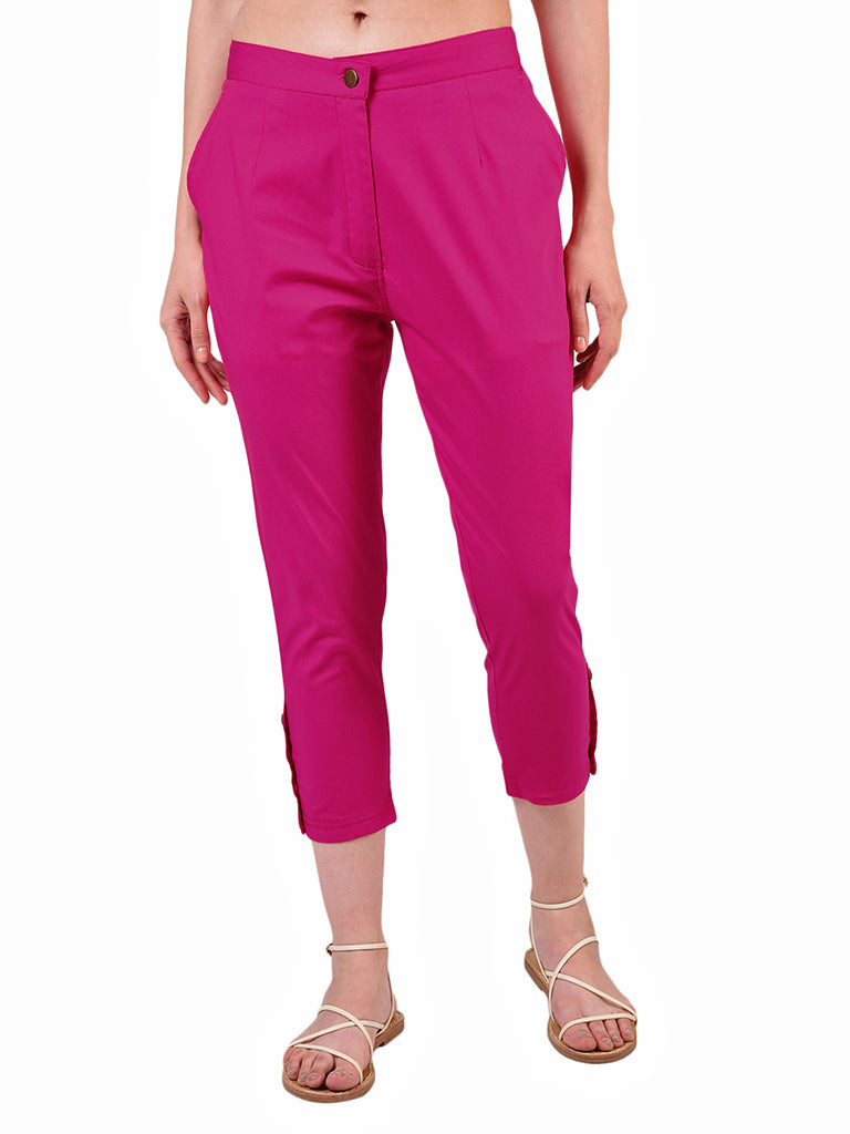 Quilver Blossom Crop Pant