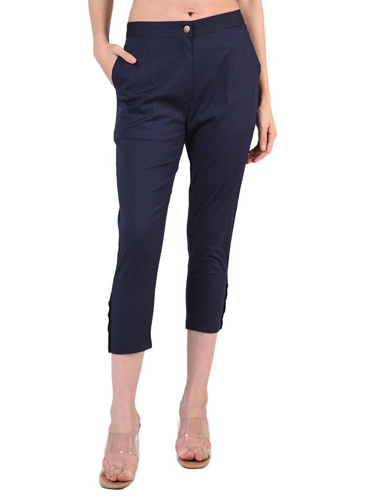 Quilver Blossom Crop Pant