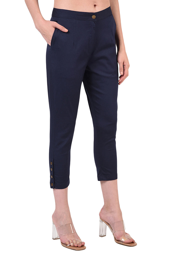 Quilver Blossom Crop Pant