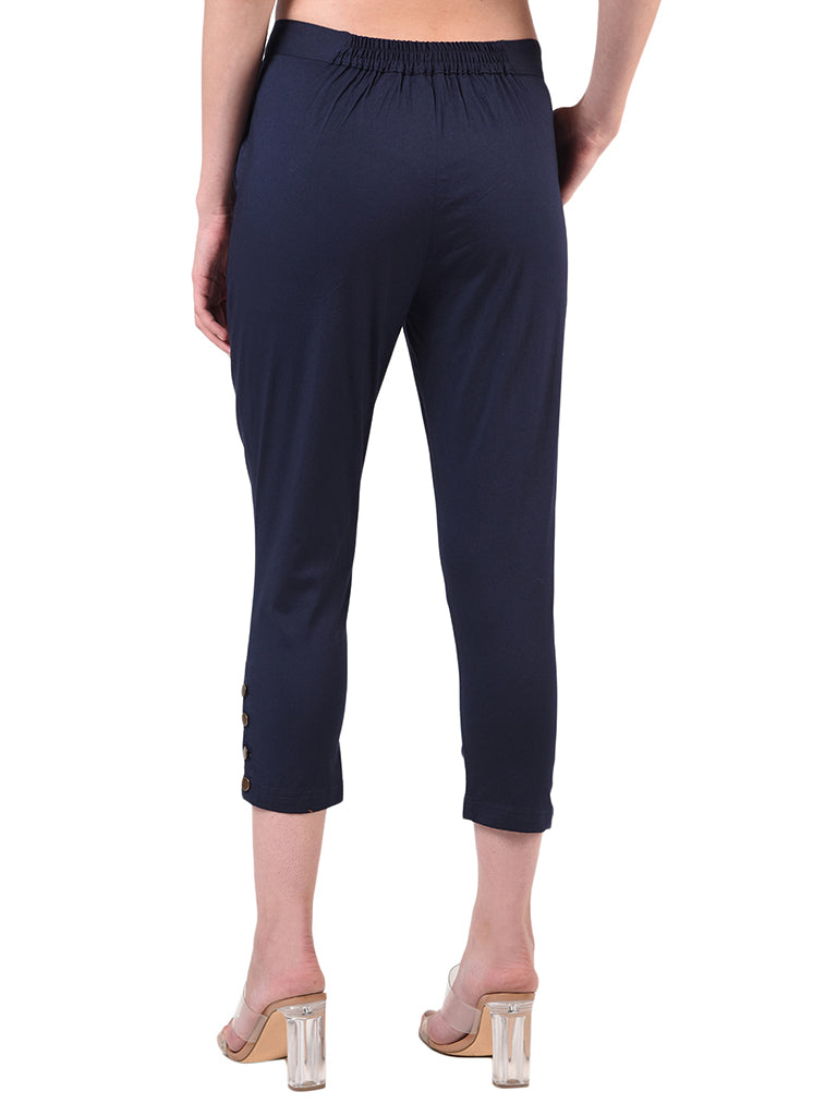 Quilver Blossom Crop Pant