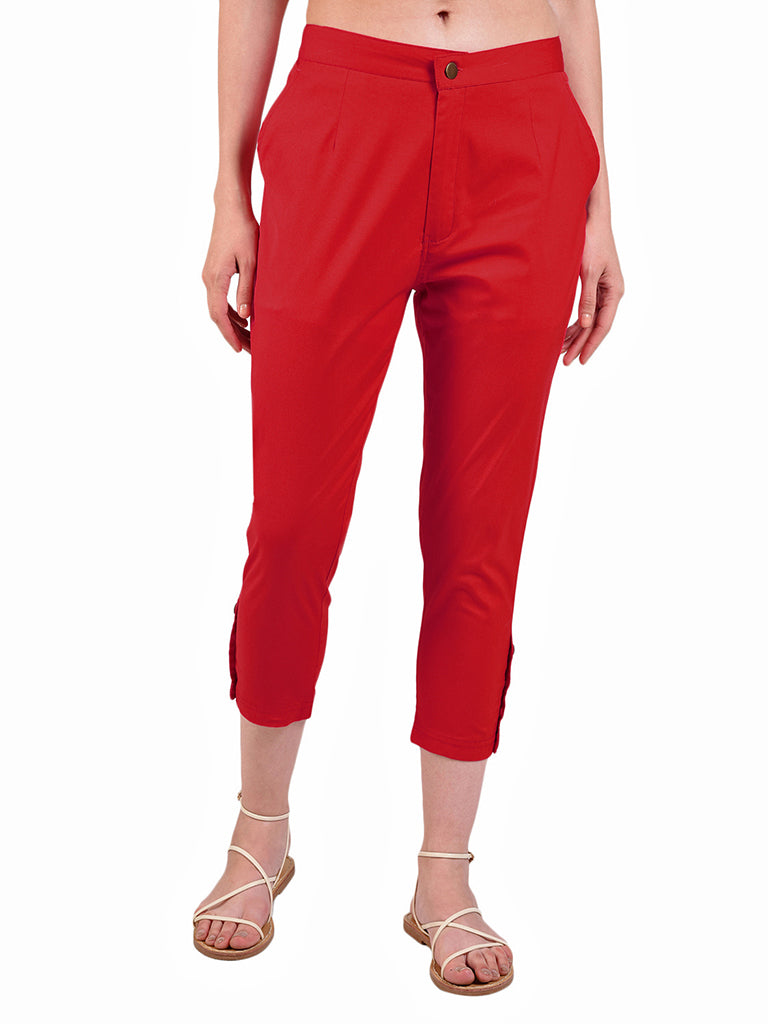 Quilver Blossom Crop Pant