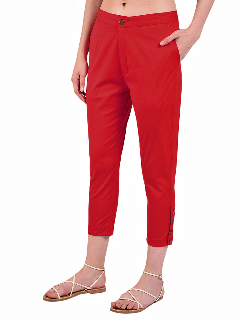 Quilver Blossom Crop Pant