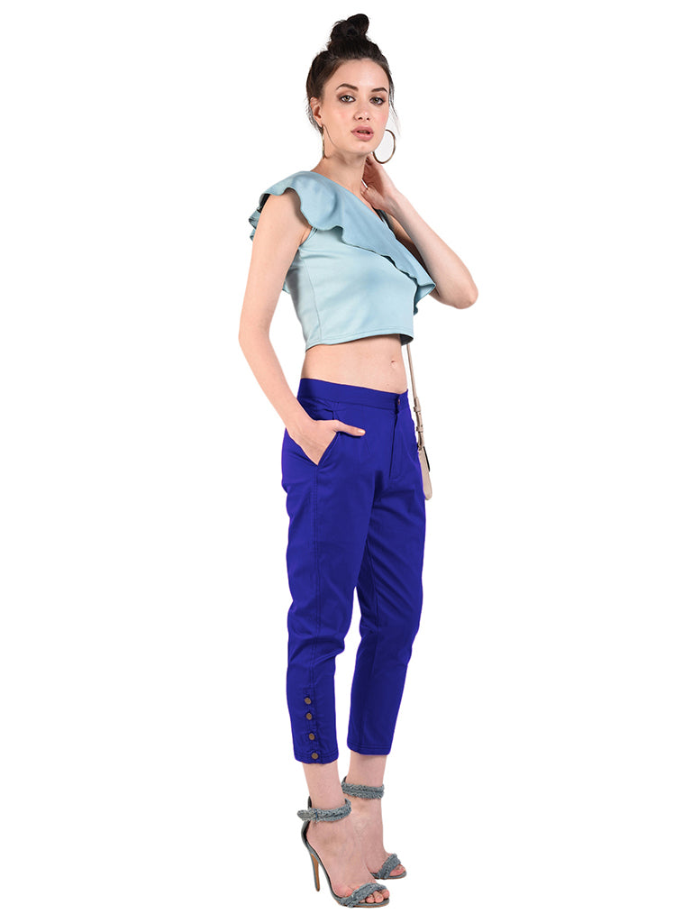 Quilver Blossom Crop Pant