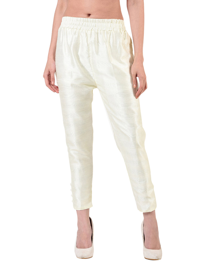 Quilver Cotton Silk Pant