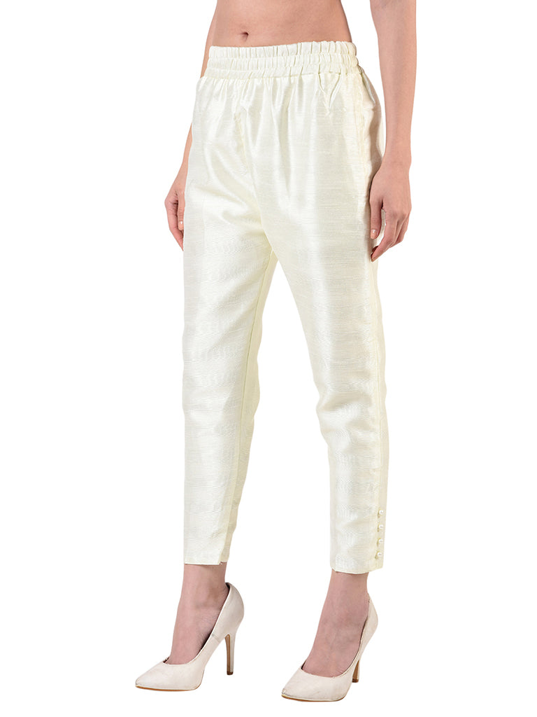 Quilver Cotton Silk Pant