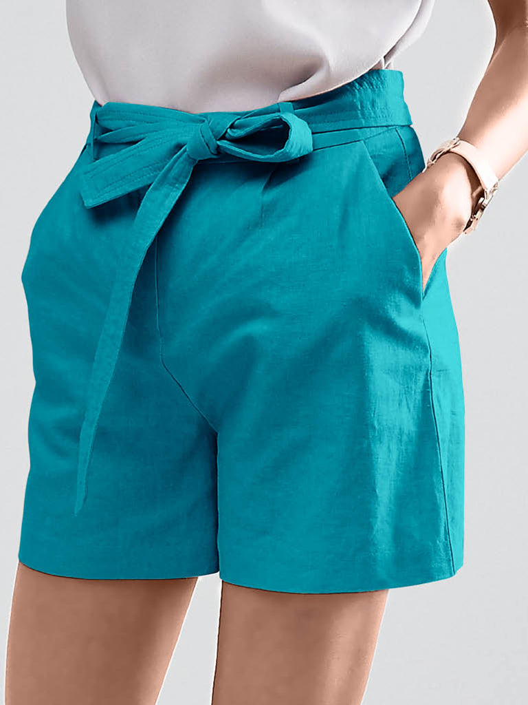 Quilver Knotted Shorts