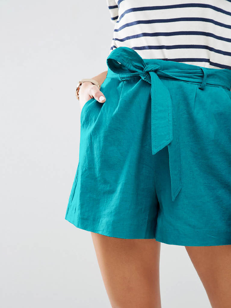 Quilver Knotted Shorts