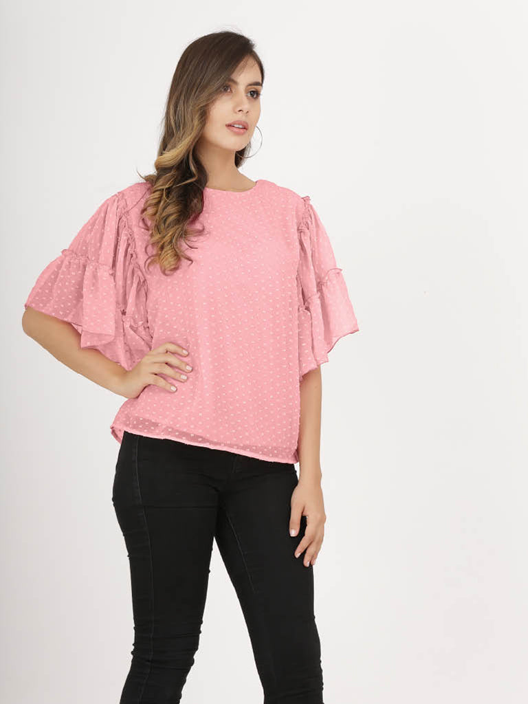 Quilver Swiss Sleeve Top