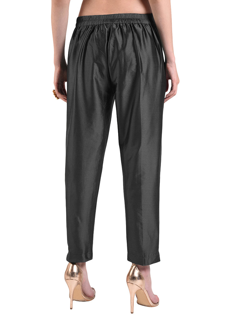 Quilver Taffeta Silk Pant