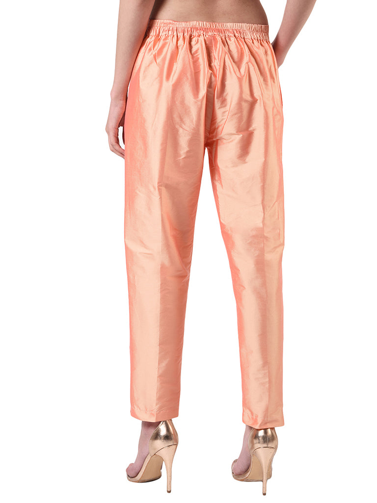 Quilver Taffeta Silk Pant