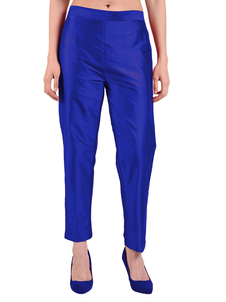 Quilver Taffeta Silk Pant