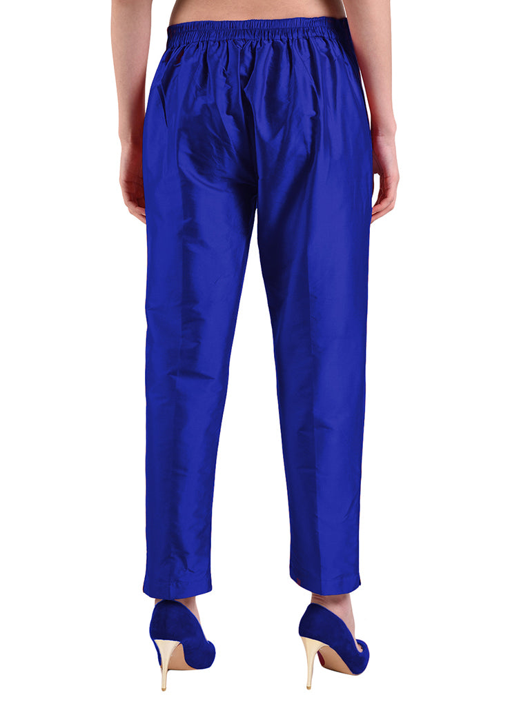 Quilver Taffeta Silk Pant